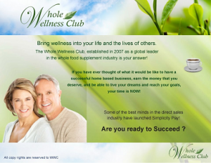 Whole Wellness Club Business Opportunity