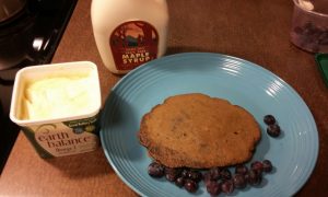 buckwheat and oatmeal pancakes