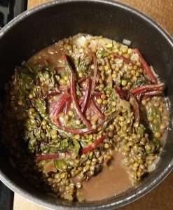 Lentils with Roasted Beets and Carrots